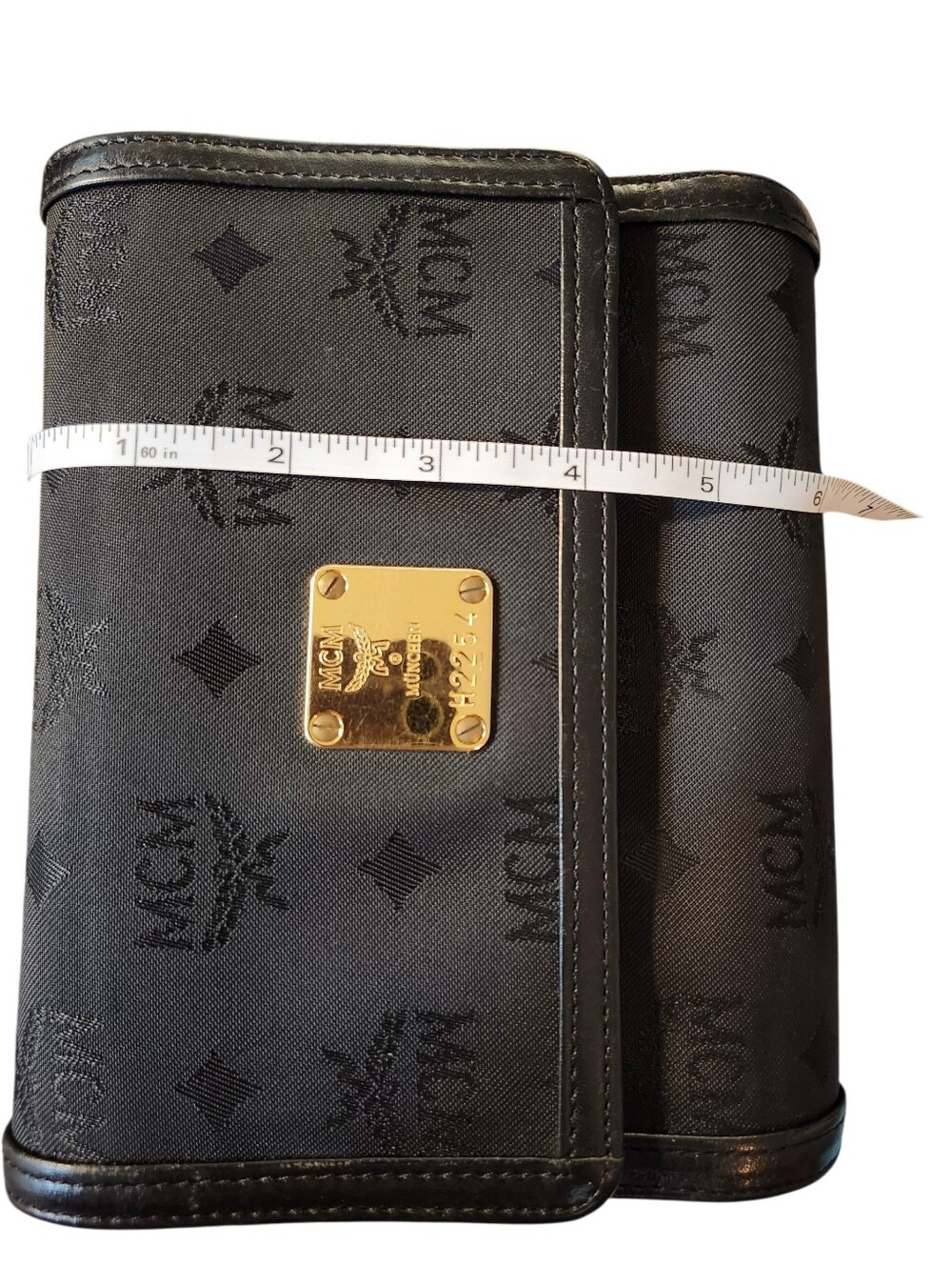 Vintage MCM Black Monogram Rare Clutch Shoulder Bag. - Picture 12 of 12